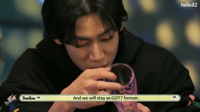 BB:ขอบคุณมากสำหรับทุกอย่างที่คุณทำเพื่อผมและ GOT7 คุณเป็นแฟนๆแบบที่ผมตามหา บางทีผมอาจจะไม่ได้เพอร์เฟ็คต์แต่ผมจะไม่มีวันทำให้พวกคุณผิดหวัง ผมหวังว่าคุณจะอยู่กับพวกเราจนวันสุดท้ายที่เรายังเต้นได้และพวกเราจะอยู่ในฐานะ GOT7 ตลอดไปนะคับ น้องแบม😭😭 #BAMBAM