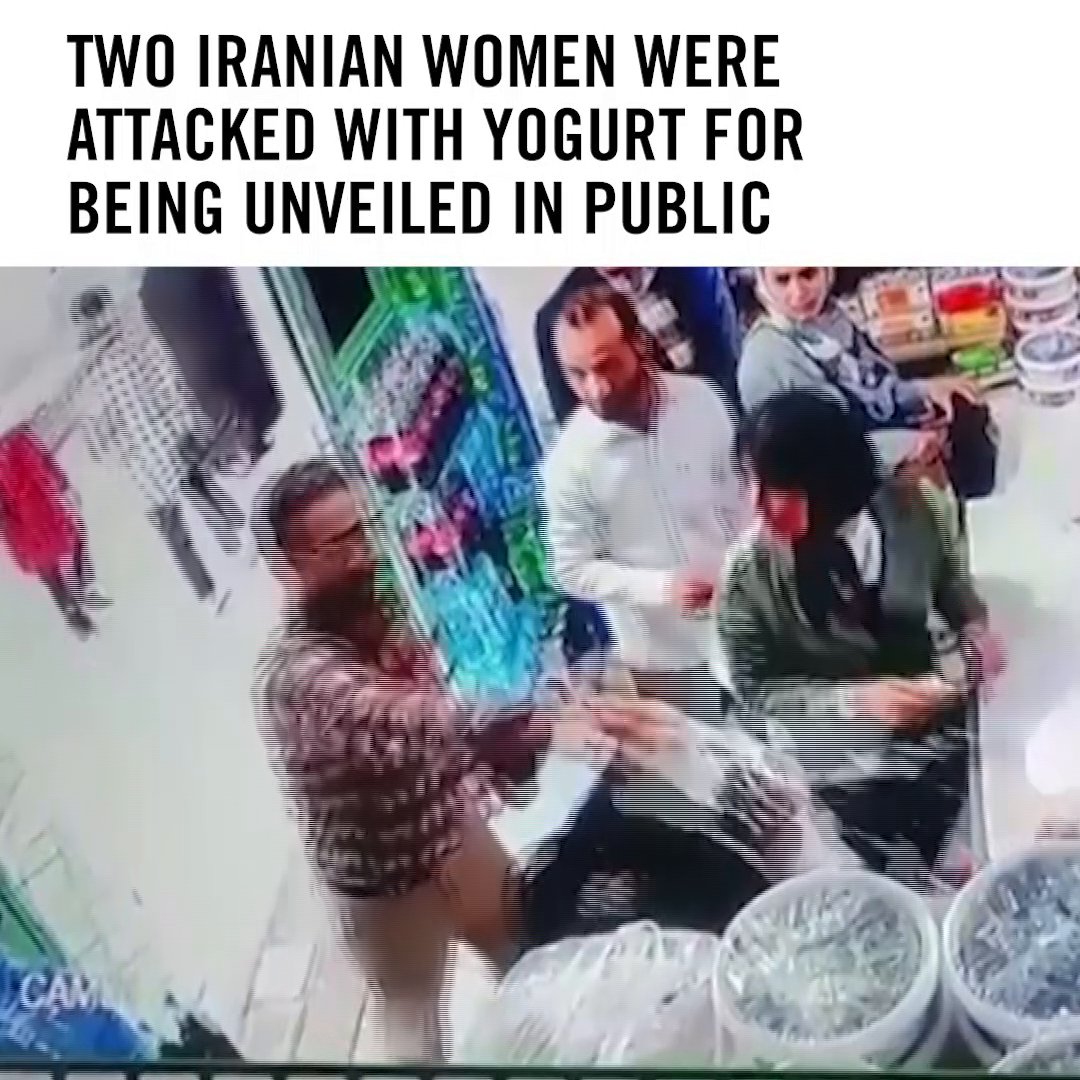 Women in Iran are going out in public unveiled as a form of protest for their rights ✊