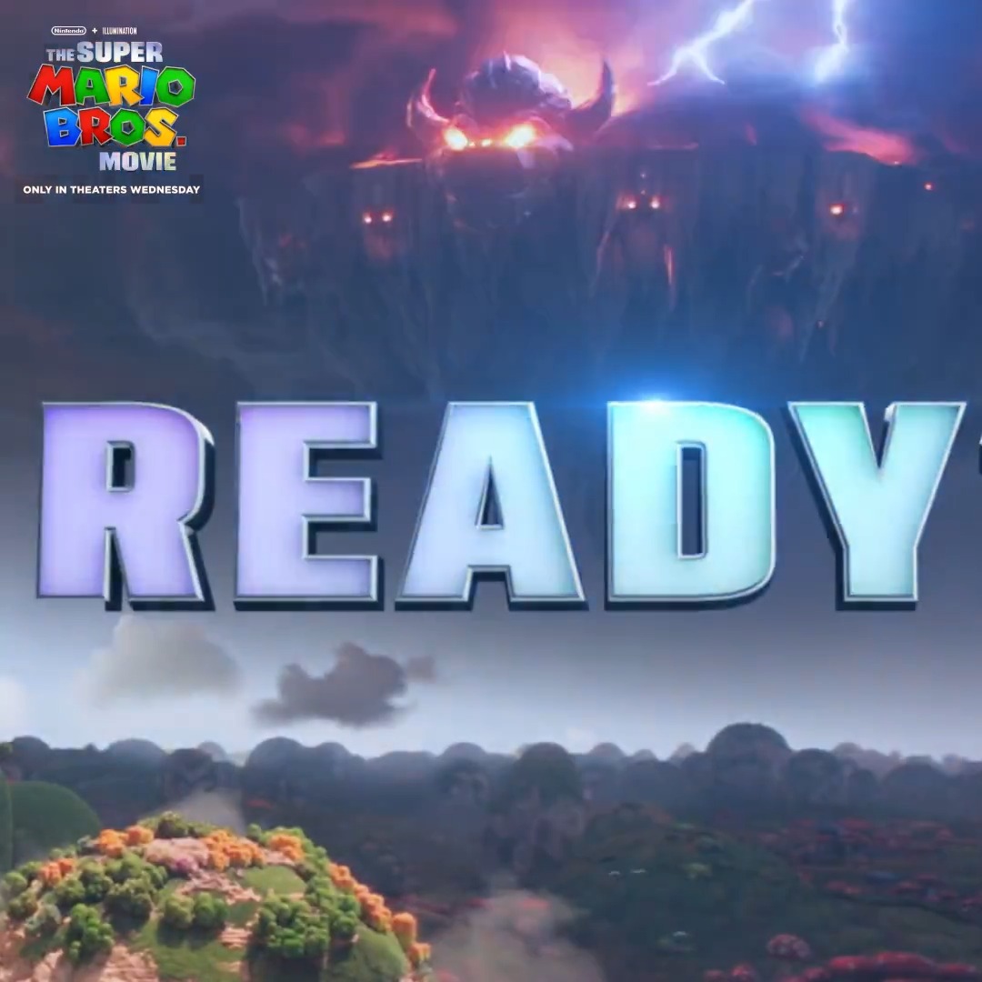 YES WE ARE. #SuperMarioMovie