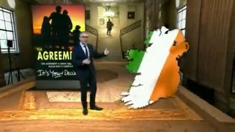 The Good Friday Agreement summed up in 90 seconds. Including what it said about: * NI Assembly * prisoners * possibility of United Ireland