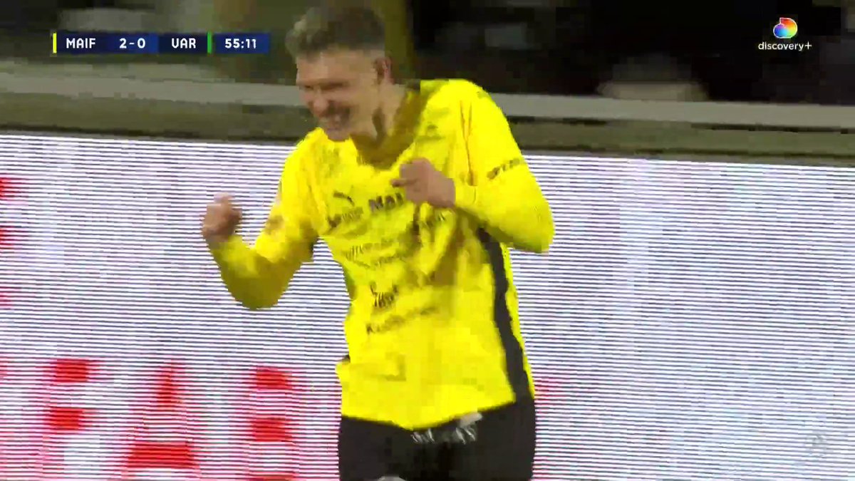 Arvid Brorsson ökar till 2-0 för Mjällby mot Varbergs BoIS! Se matchen på