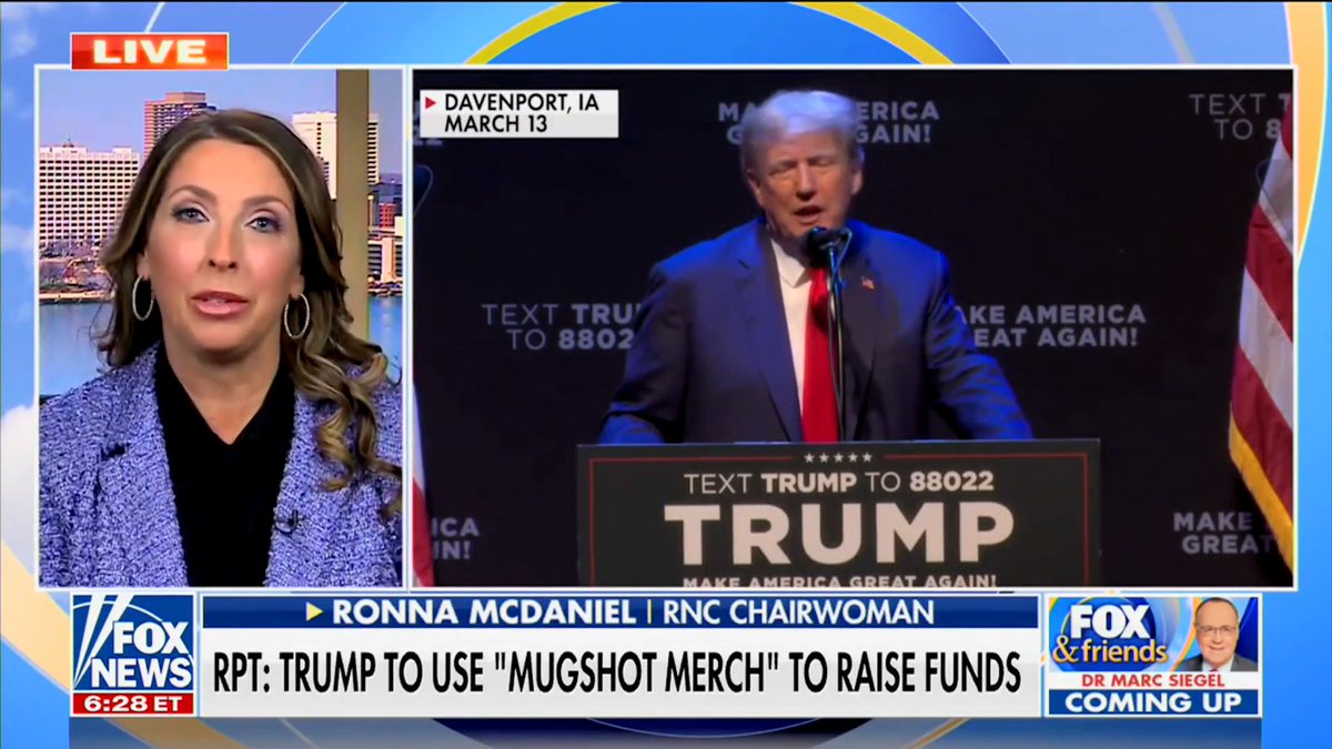 "Democrats are going to come after you any way that they can." -@GOPChairwoman