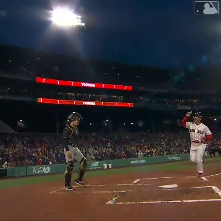 Welcome to the big leagues, Masataka Yoshida!
