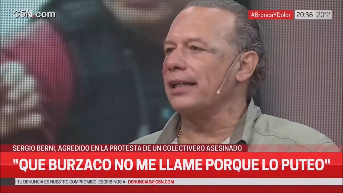 "Burzaco": Por las declaraciones de Sergio Berni sobre el ministro de Justicia y Seguridad de la Ciudad de Buenos Aires