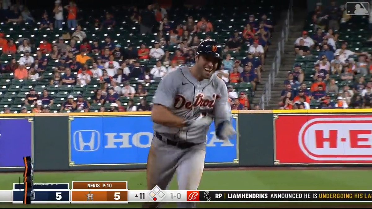 Four-hit game for Matt Vierling and this one was CLUTCH!