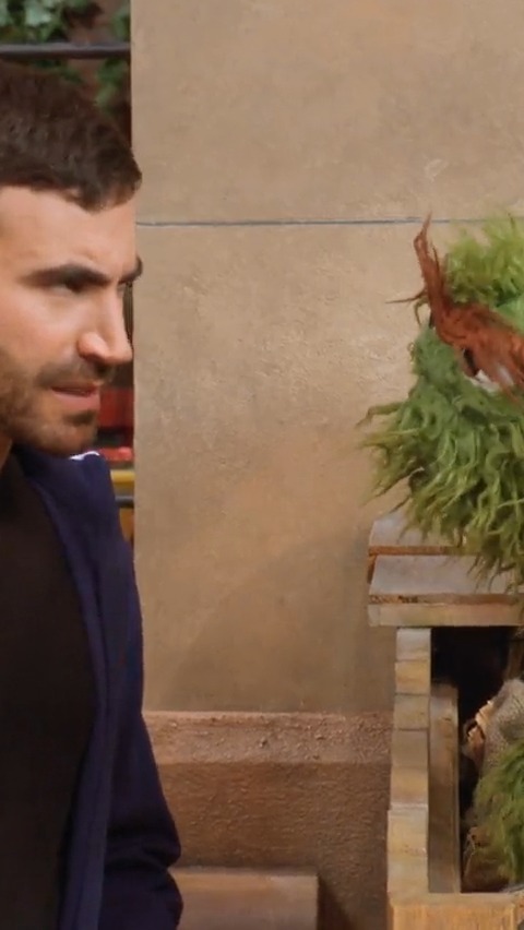 For a second there we thought Oscar the Grouch had met his match! Brett Goldstein