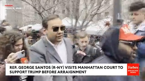 Of all the people the Trump team could find to defend him on Indictment Day, they settled on two of the most disgraced members of Congress — George Santos and Marjorie Taylor Greene.
