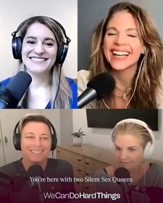 Join us today for concrete tips for how to get over your discomfort & talk about sex with your partner – and how Vanessa Marin’s advice is currently working for us! Listen to Sex Talk & That Night in Miami with Vanessa & Xander Marin, Abby Wambach, Amanda & me at