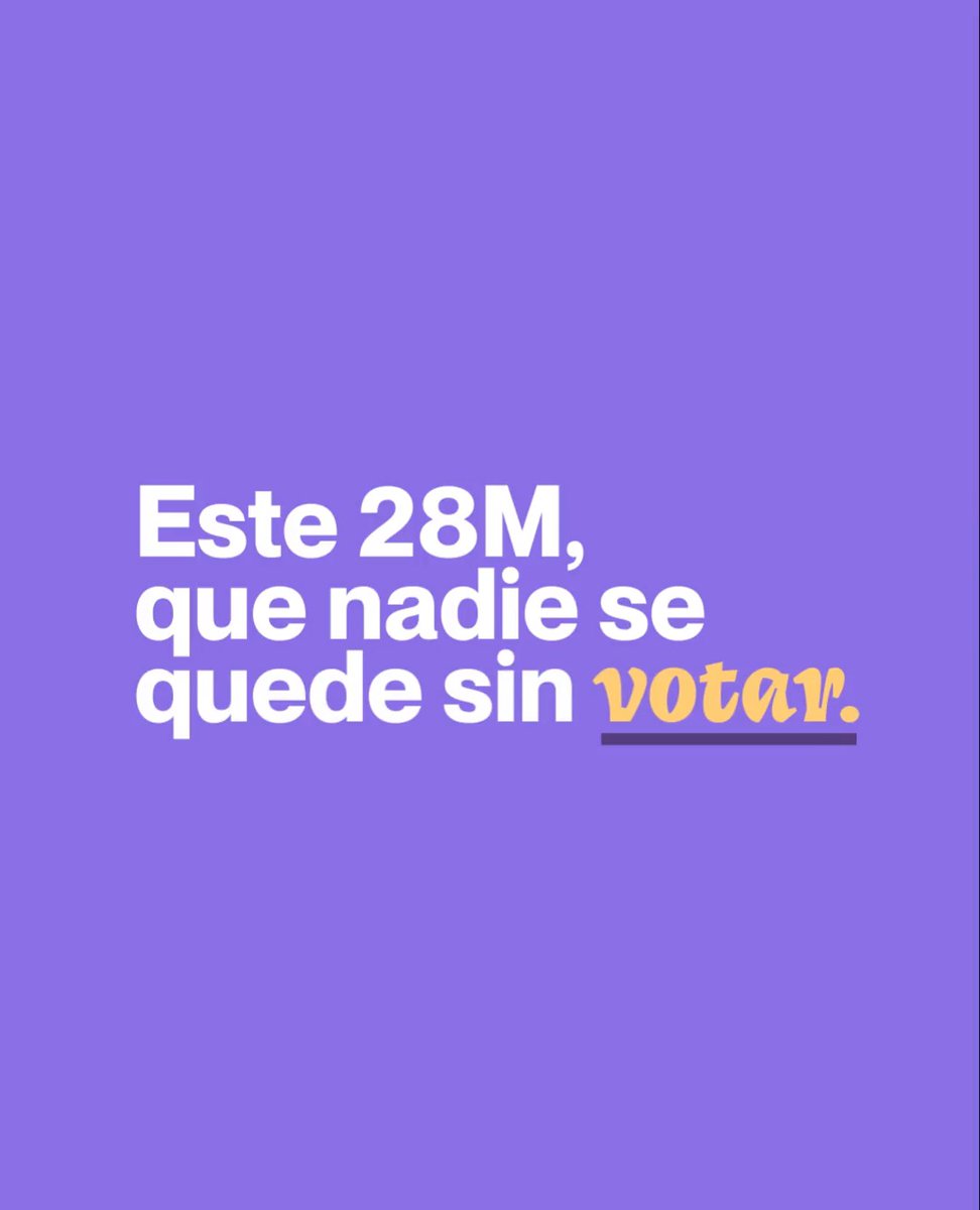 ¿Voto por correo? Te lo explicamos todo para que el próximo 28 de Mayo nadie se quede sin 🗳️ #VotoPorCorreo28M