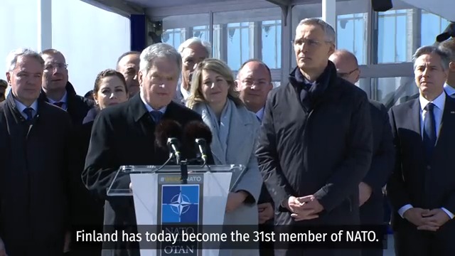”Finland has today become the 31st member of NATO. The era of military non-alignment in our history has come to an end. A new era begins.” – President @Niinisto spoke today at the NATO accession ceremony in Brussels. Full speech: