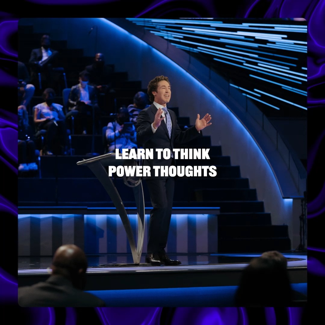 Victory starts in your mind. You can’t think weak and be powerful. You can’t think limited and be strong. You can’t think fear and have courage. Is your thinking keeping you from being very powerful? Tune into Joel’s message, "You Are Very Powerful":