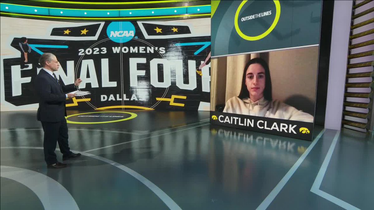 "Men have always had trash talk. ... You should be able to play with that emotion. ... That's how every girl should continue to play." Caitlin Clark discussed if women are held to a different standard than men on Outside the Lines.