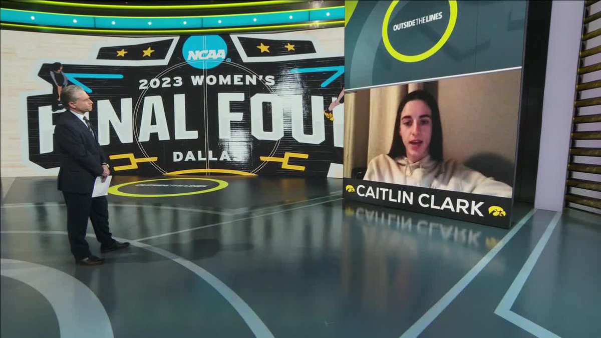 "I don't think Angel should be criticized at all." Caitlin Clark said she thought Angel Reese received too much backlash for her celebrations during the championship game. (via Outside the Lines)