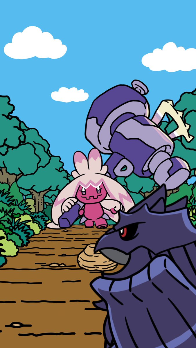 Here comes Tinkaton! 😱 ❤️💜 #PokemonScarletViolet
