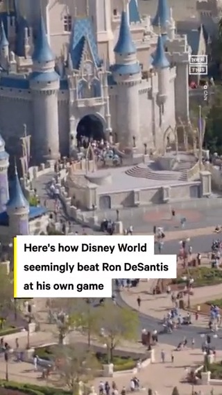 Florida Gov. Ron DeSantis *thought* he was going to be the ‘new sheriff in town’ when he signed a bill earlier this year that gave the state power over Disney World’s special taxing district — but Disney had other plans 👀