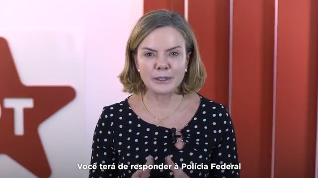 🔴 Presidenta Gleisi Hoffmann manda recado para Bolsonaro: "Você terá de responder à Polícia Federal" Gleisi Hoffmann Bolsonaro fugiu do país mas, da verdade, ele não tem como fugir 🗣️🗣️