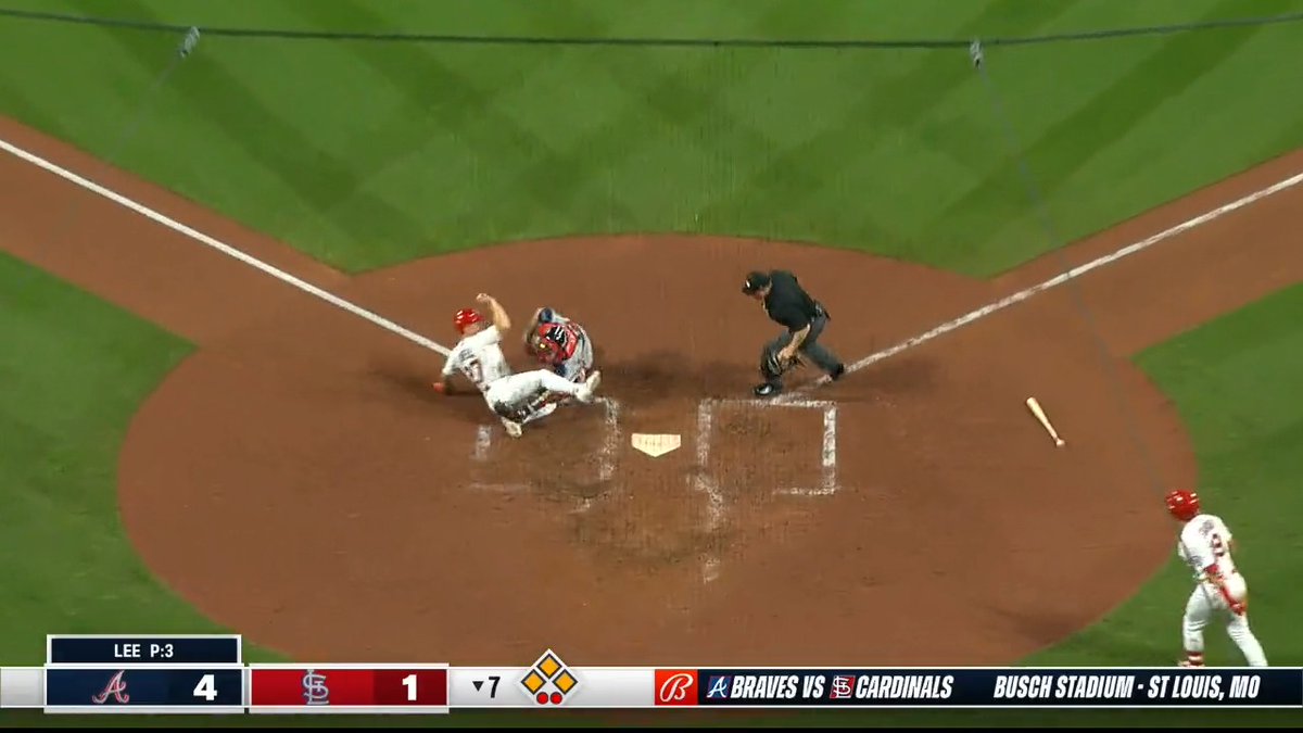 Ronald Acuña Jr. with a rocket throw!