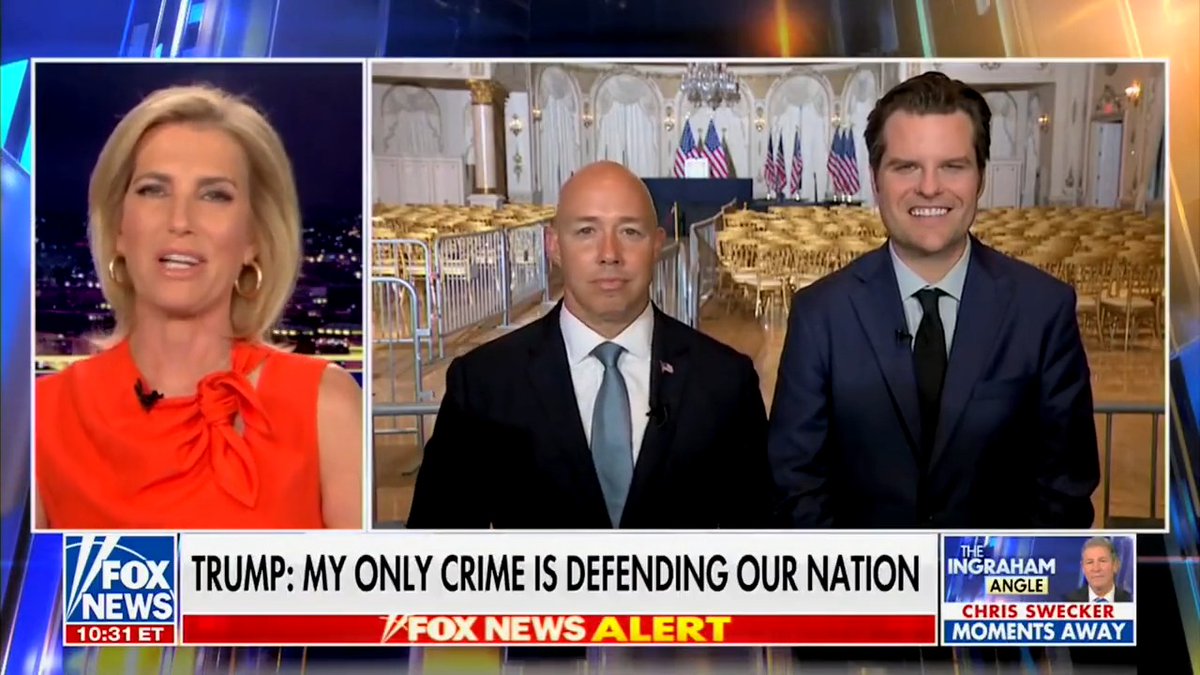 President Donald Trump has a renewed sense of focus. He knows that if he doesn't stand and fight, the American people are next. He knows we are next on the menu for a corrupt system that has been weaponized, woke, and dangerous to our country. He is ready to fight back!