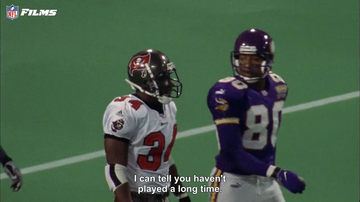 From trash talk to one-handers and toe taps. Cris Carter was the complete package 🔥 Minnesota Vikings