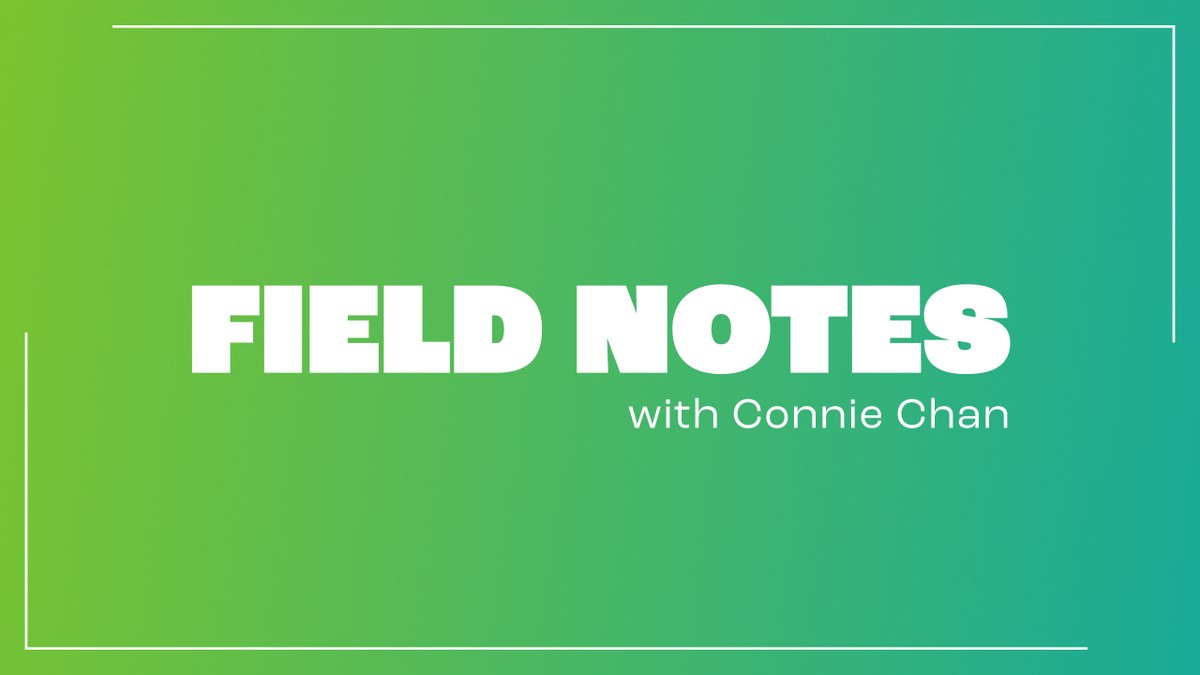 Field Notes, a new video podcast by Connie Chan 🍒, covers the business models and emerging behaviors driving consumer tech. The series explores big topics—AI, China, social + commerce—and is packed with useful advice for founders: