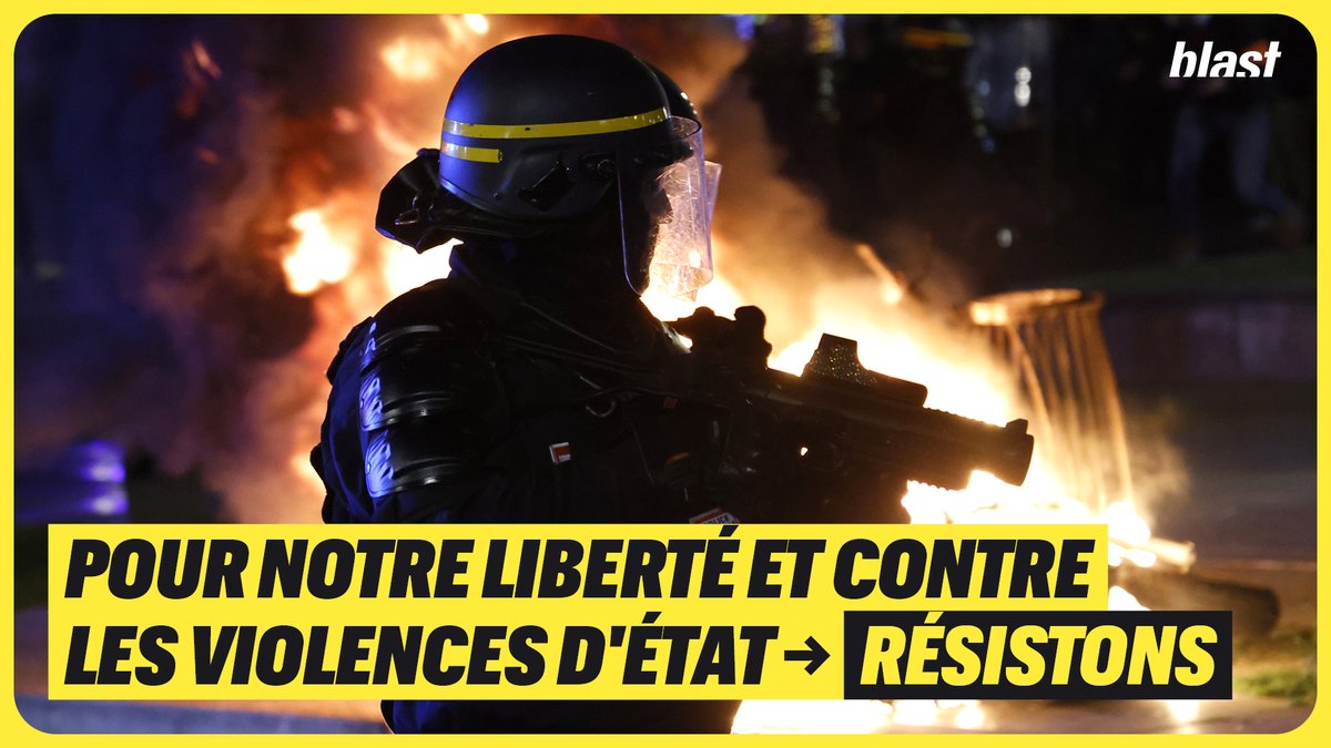 Pour notre liberté et contre les violences d’état : résistons ➡️ Stop, on ne laisse plus faire ! RDV aux « Assises pour nos #libertés et contre les violences d'État », auxquelles Blast participe, le samedi 15 avril, Salle Hénaff, 29 bd du Temple, 9h30