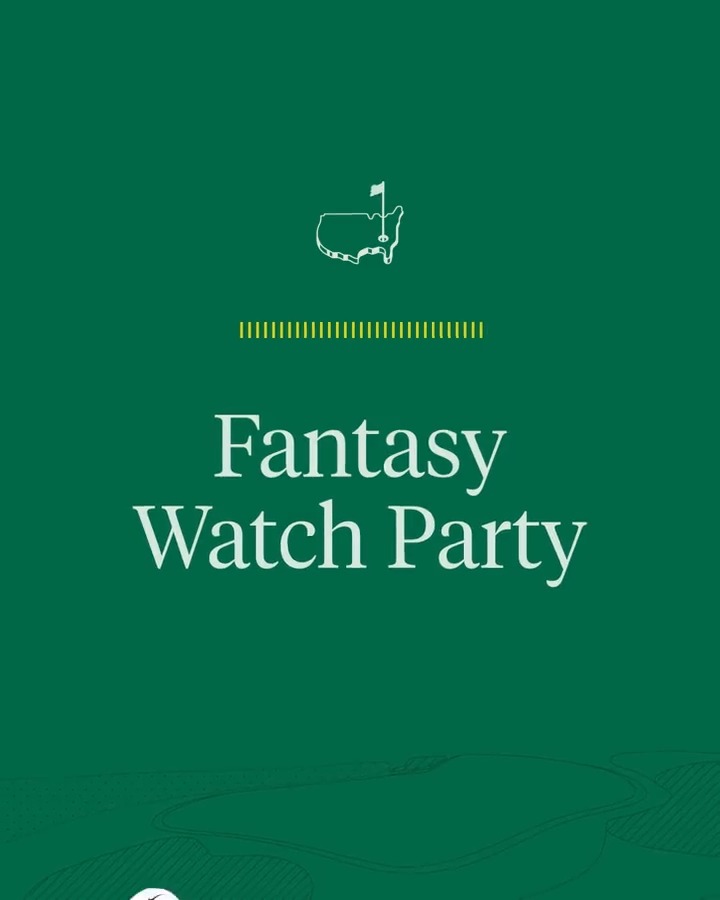 Use Masters Watch Party to stream the Tournament, check scores and much more all while video chatting with your friends. #themasters Build your Masters Fantasy roster today: