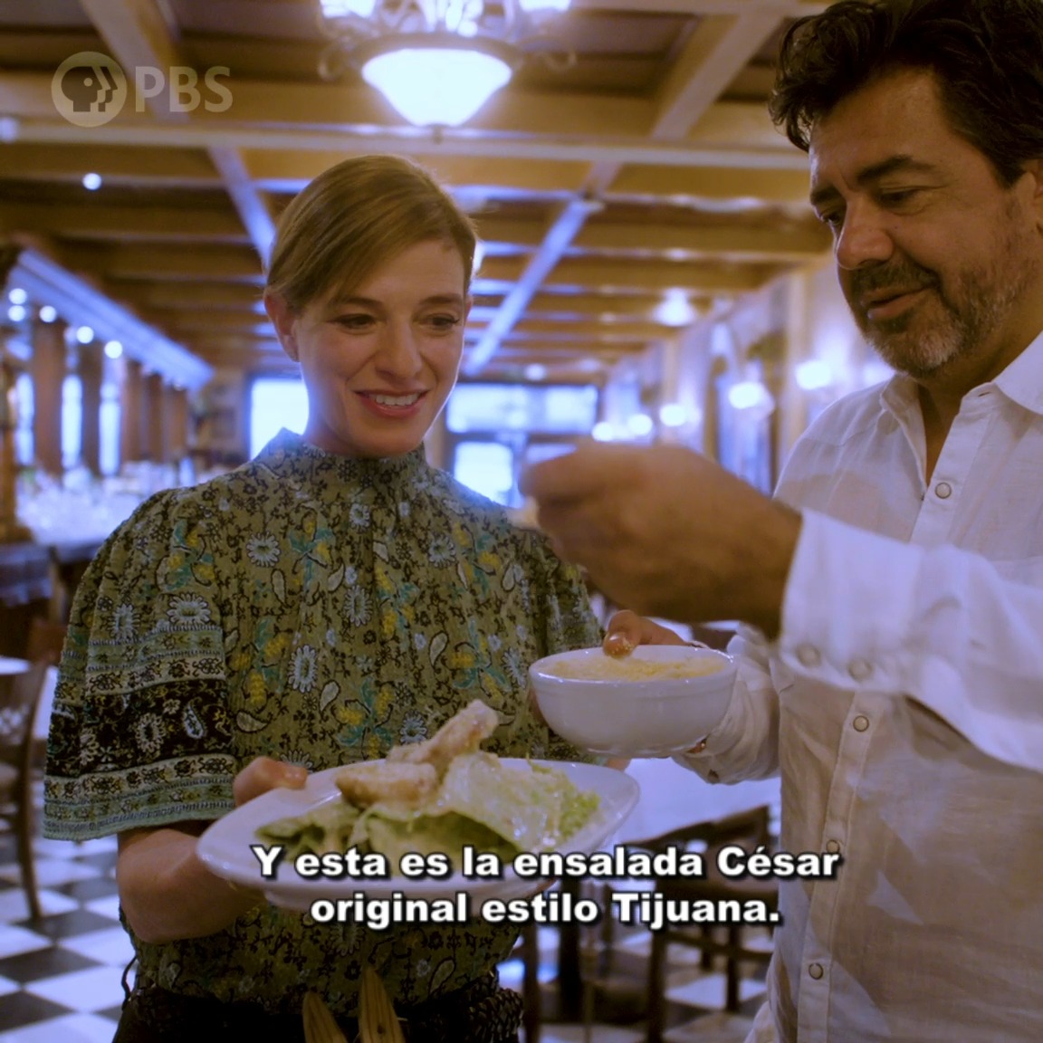 Did you know that the world-famous Caesar Salad originated in Mexico? The salad was invented at Hotel Cesar's in Tijuana, Baja California, and Pati Jinich learns how to make the original version with current owner Chef Javier Plascencia. #LaFronteraPBS