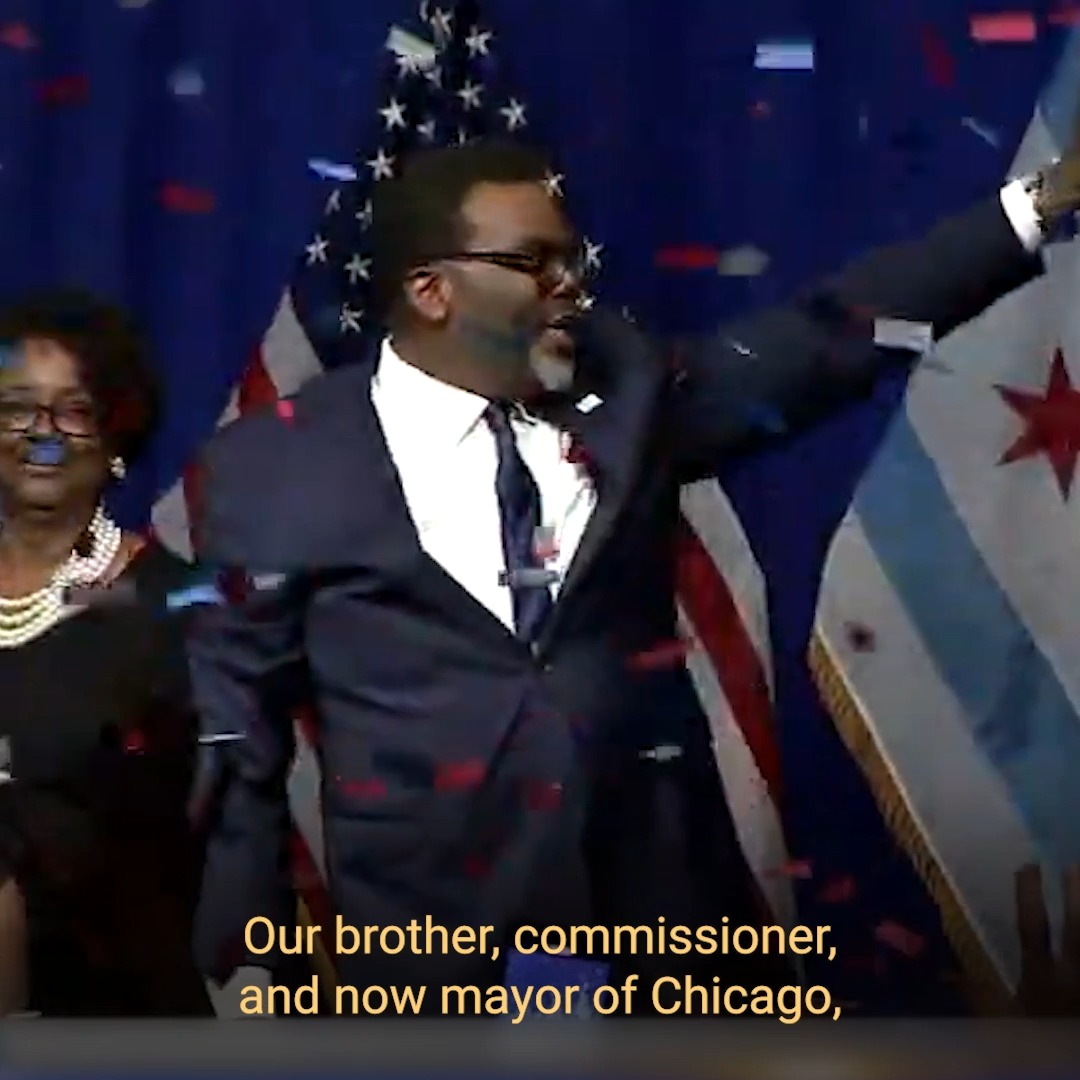 Chicago, your next mayor. 🙌