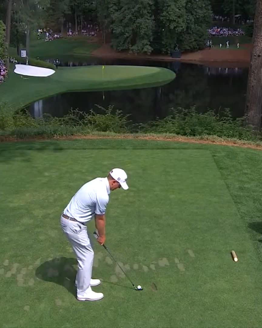 Hole in one on No. 8 for Tom Hoge! #themasters