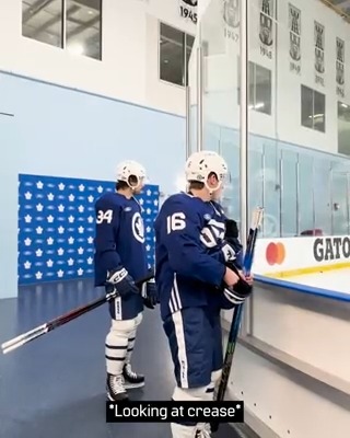 We finally asked the age-old hockey question: How many chicken nuggets would it take to fill the goal crease 🍗