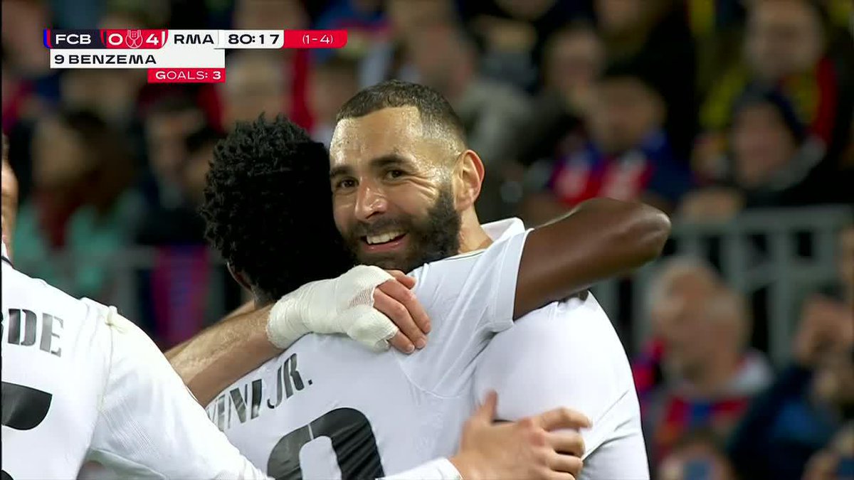 BENZEMA WITH BACK-TO-BACK HAT TRICKS ๐ฅ REAL MADRID HAVE TORN APART BARCELONA ๐จ
