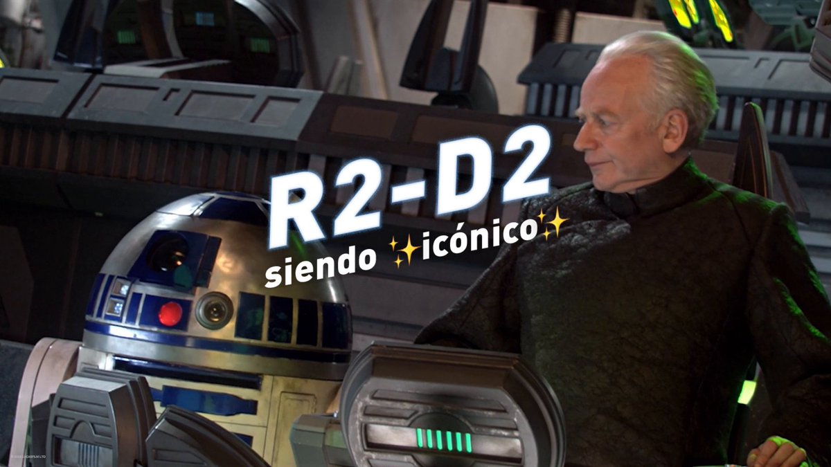 *Algo sucede* R2-D2 automáticamente: ¡¡¡AAAAA!!!