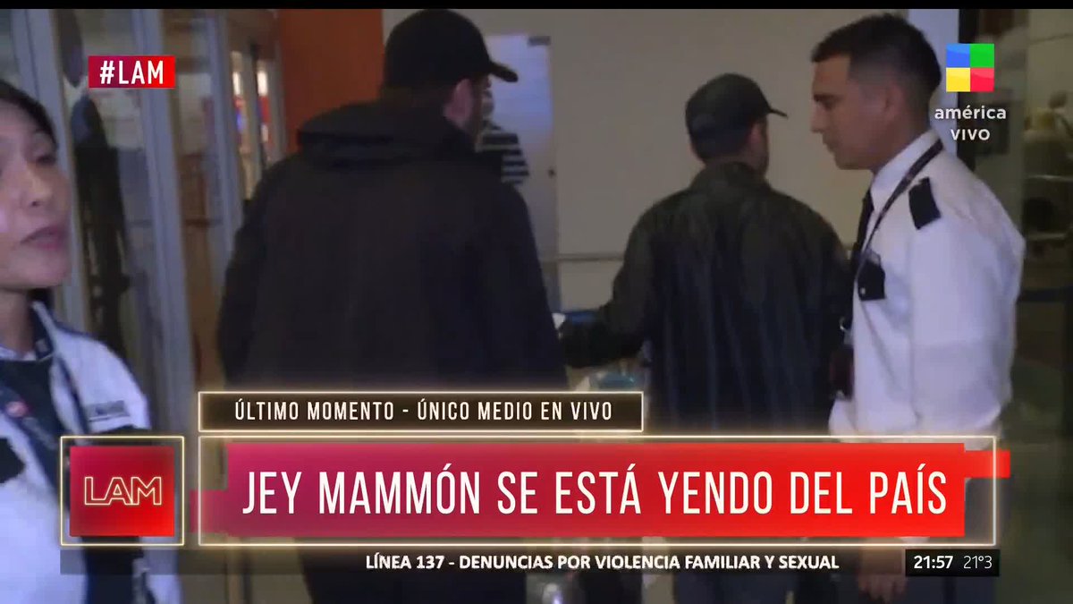 ¡ÚLTIMO MOMENTO!: Jey Mammon se está yendo del país Cc #LAM en América TV 📺 ElEjercitoDeLAM A N G E L
