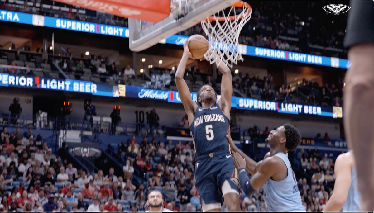 Herb with 21 points in the first half 🏀 #Pelicans