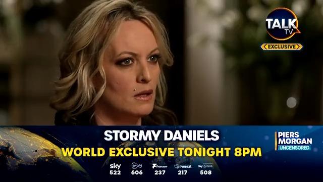 Stormy Daniels tells Piers Morgan she will "absolutely" testify against Donald Trump if asked. "It's daunting, but I look forward to it. I have nothing to hide." Piers Morgan | Stormy Daniels | Talk | #PMU