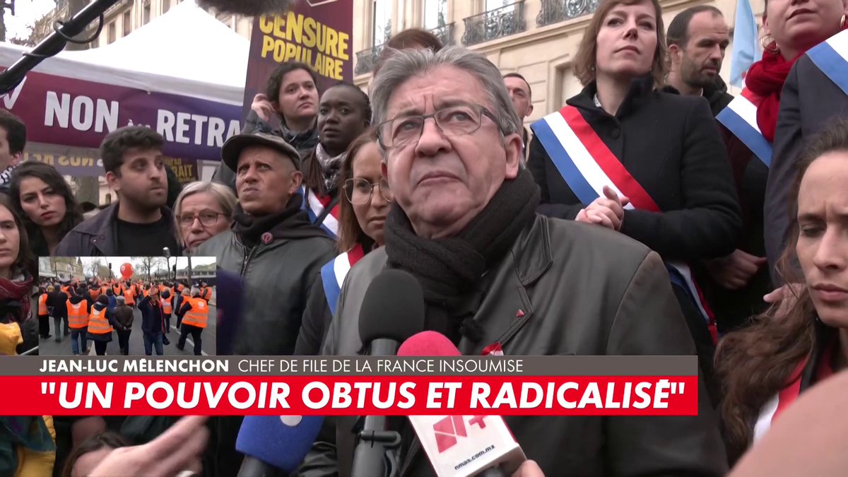 Jean-Luc Mélenchon : «Nous sommes en train de passer d'une crise sociale à une crise démocratique»