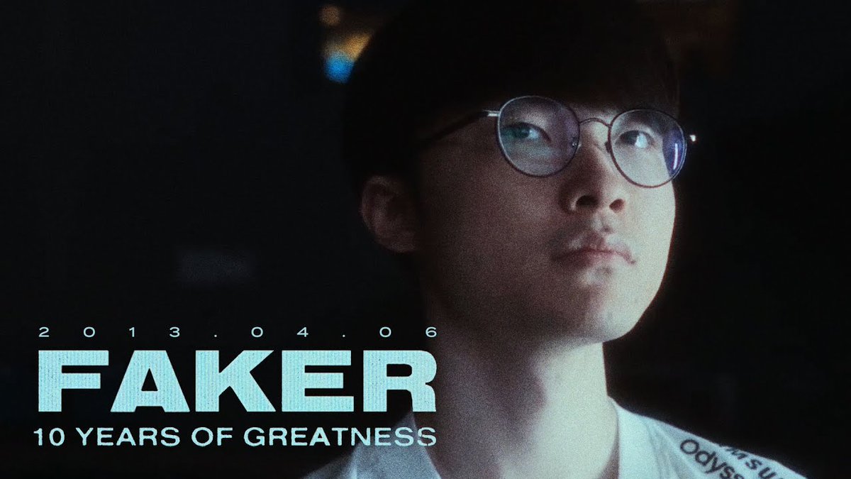 THE GREATEST OF ALL TIME. 🐐 10 years ago, T1 Faker played his first game in the LCK. #G10AT Watch Faker play his next #LCK Finals this weekend!