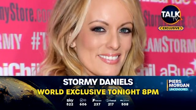 TONIGHT: As Donald Trump becomes the first American president in history to face criminal charges, Piers Morgan speaks to the woman he allegedly tried to silence. Stormy Daniels tells her story on TalkTV at 8pm. Piers Morgan | Stormy Daniels | Talk | #PMU