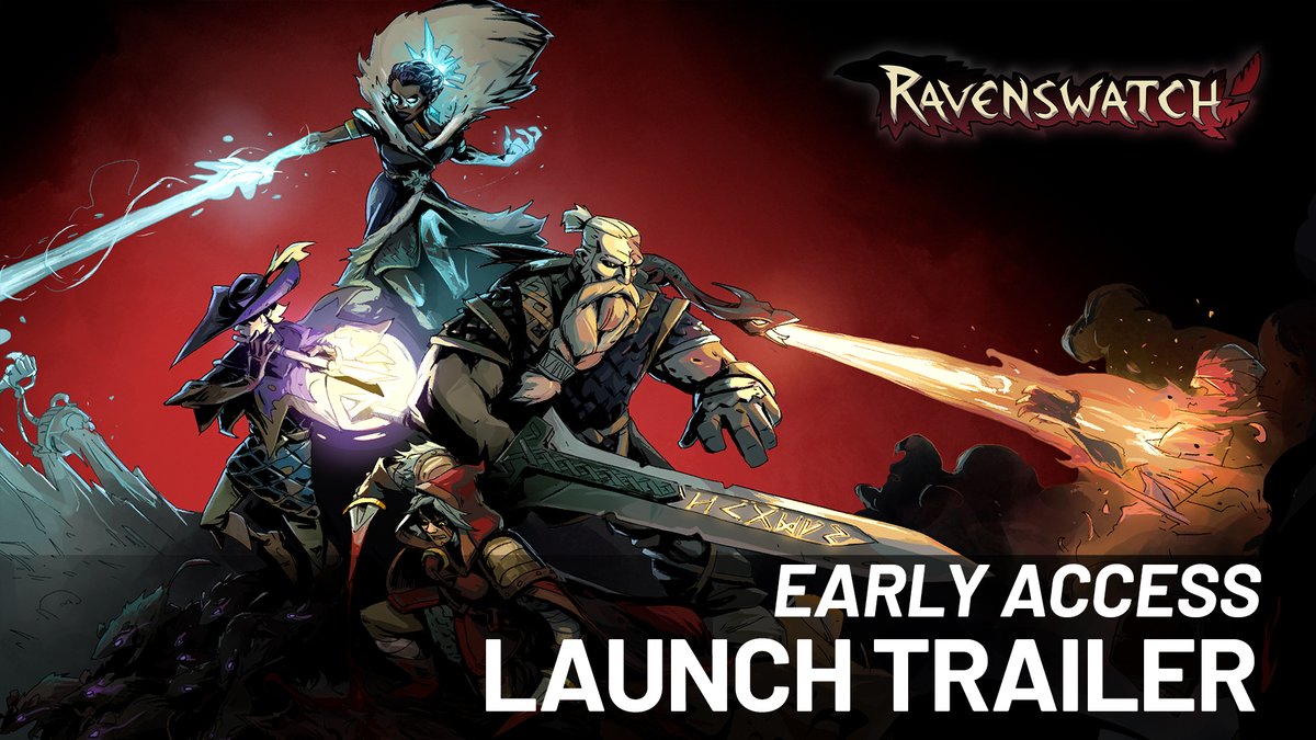 Ravens, welcome to the #Ravenswatch Steam Early Access! Explore the First Chapter as one of the 6 available Heroes alone or with your friends to stand against the Nightmares! Join us: