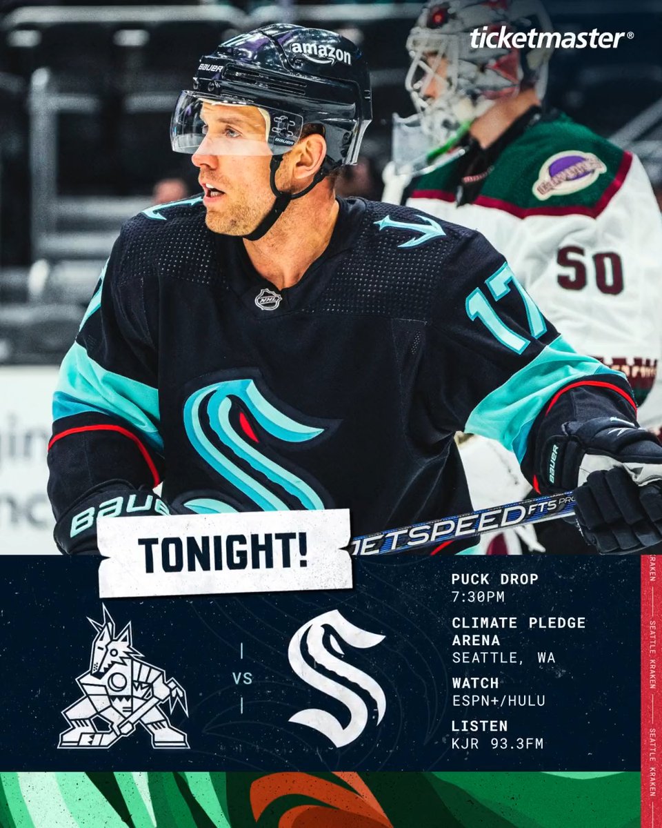 Win and we’re in! 😤 📍: Climate Pledge Arena ⏰: 7:30pm PT 📺: ESPN+ 🎙: 93.3 KJR