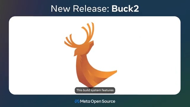 Build faster with Buck2! Our extensible, performant, open source build system is designed to make your build experience better, including: -Increased parallelism -Integration with remote executing & virtual file systems -Redesigned console output See how: