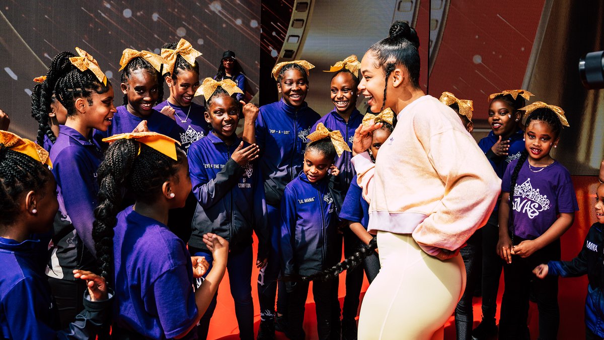 Hours before taking center stage inside SoFi Stadium at WWE WrestleMania, #WWERaw Women’s Champion Bianca Belair shares an empowering message with the Divasofcompton dance squad who accompanied her during her entrance at The Show of Shows.