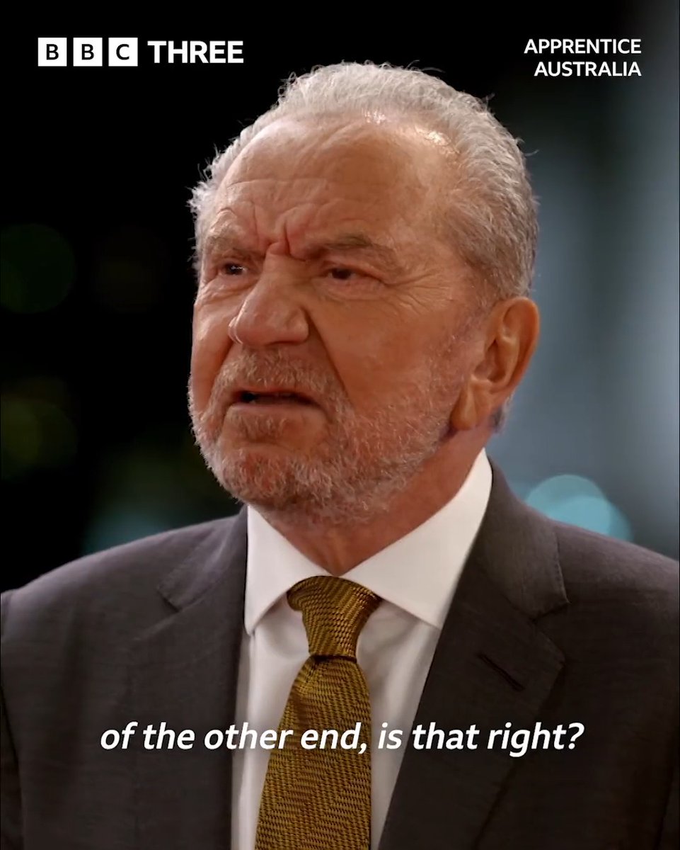Ice for that BURN 🔥 Lord Sugar isn't letting the candidates rest for a second this series! All new #TheApprentice Australia S2 available now on BBC Three and BBC iPlayer 👉