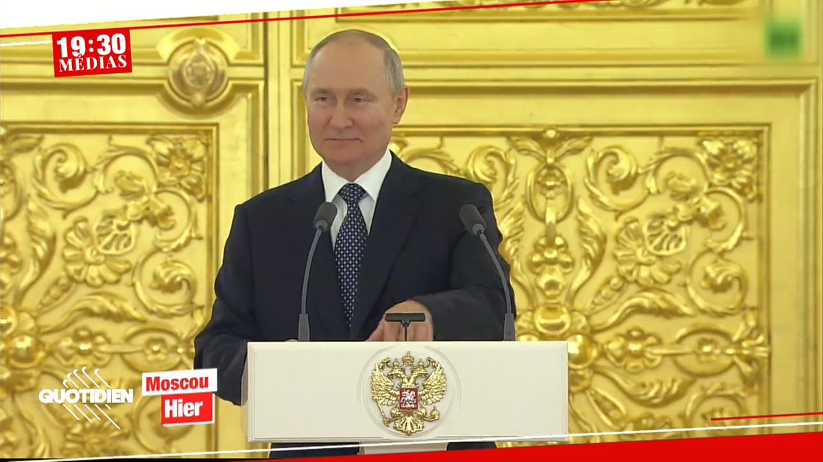 Gros malaise au Kremlin. Cette image de Vladimir Poutine est passée assez inaperçue, pourtant elle vaut le détour ! #Quotidien