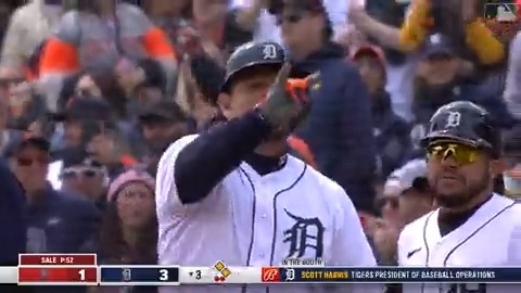 Only feels right that Miguel Cabrera's driving in a run on #OpeningDayDET.