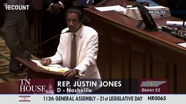 “We called for you all to ban assault weapons, and you respond with an assault on democracy.” — Tennessee State Rep. Rep. Justin Jones (D) defends himself ahead of an expulsion vote against him and two other members for protesting gun violence on the House floor