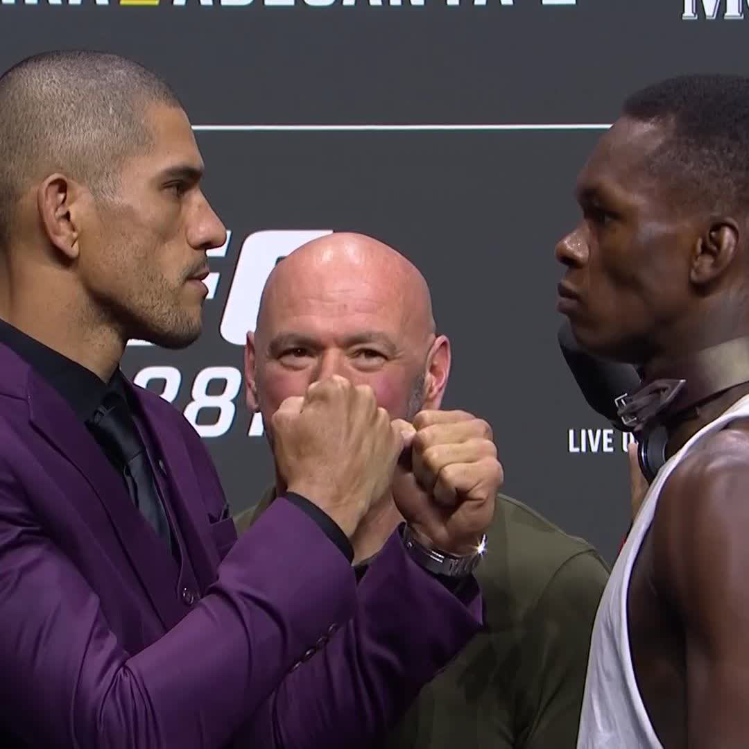 THE SEQUEL AWAITS. 🍿 The time for talking ends when 🏆 Alex "Poatan" Pereira & 🇳🇬 Israel Adesanya throw down at #UFC287!
