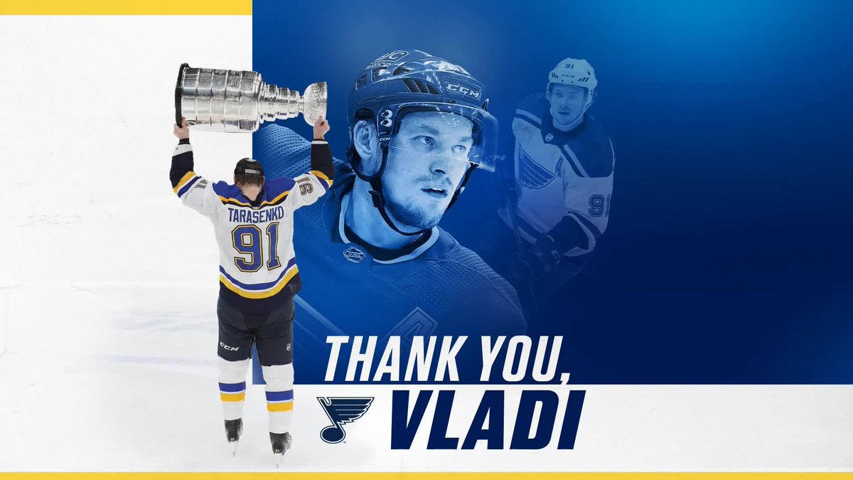 What an incredible 11 years that was. Thank you, Vladi. #stlblues