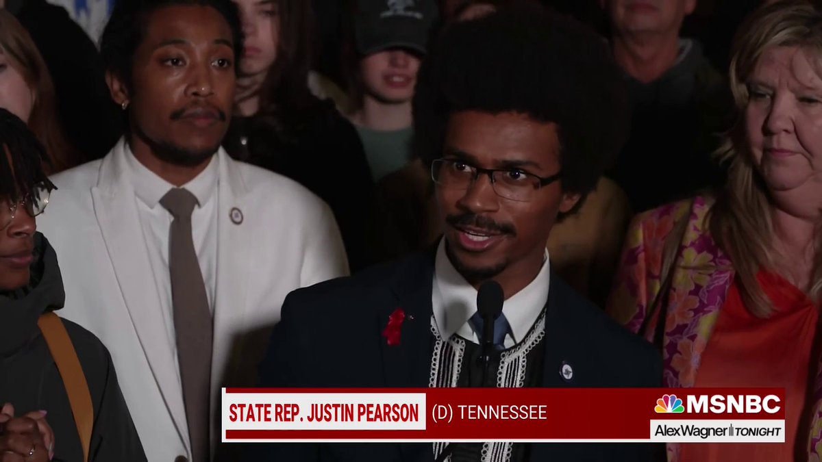 "Sometimes to get from the periphery in the back of the house you've got to go to the well of democracy and demand that democracy be true for everybody." -expelled Tennessee State Rep. Justin Pearson