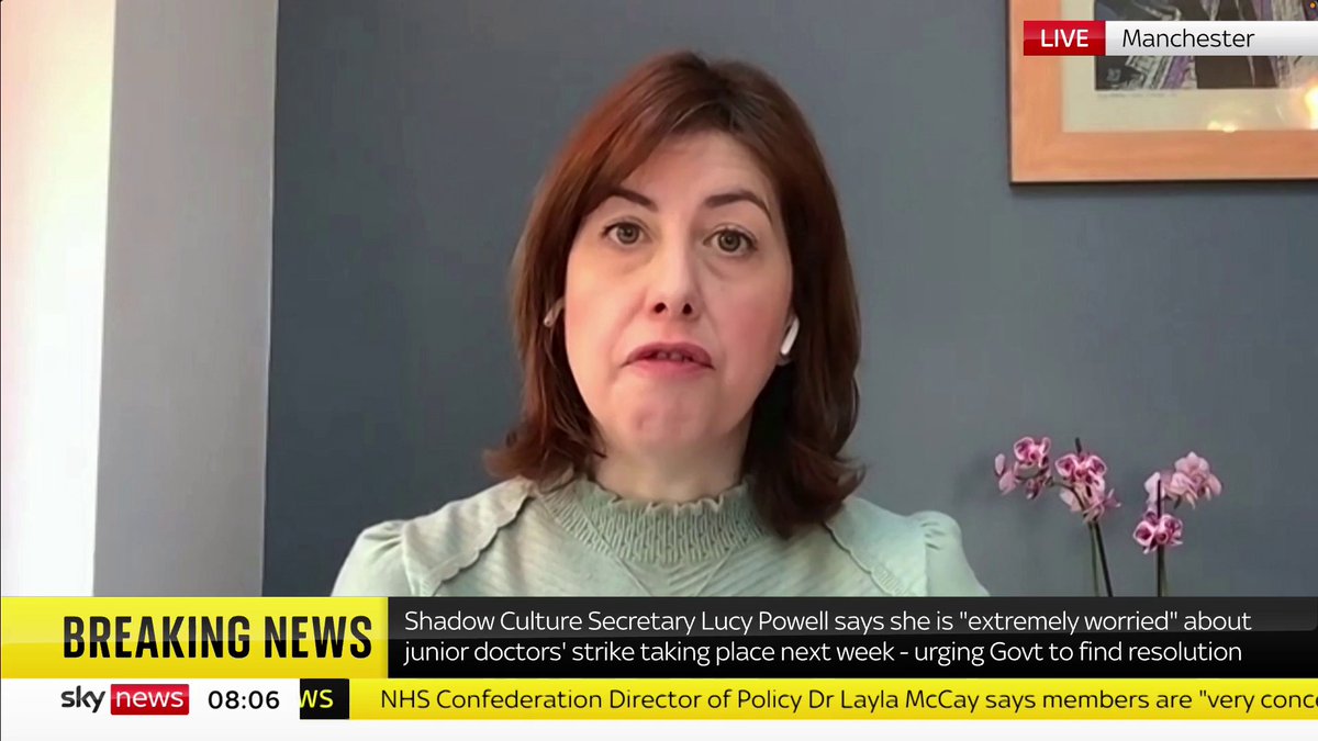 "The government needs to properly engage in these talks" Ahead of the junior doctor strike next week, Shadow Culture Secretary Lucy Powell MP says her reading of the situation is the government hasn't sat round the table for "any real meaningful talks"